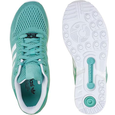 adidas zx flux geld weiss und grün